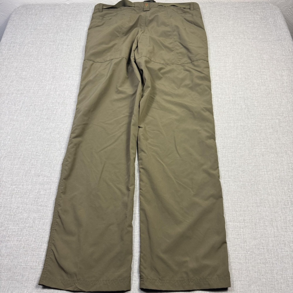 SCOTTeVEST Pants Mens‎ 36x34 Green Chino TEC Travel Nylon Polyester Pockets - Picture 12 of 12
